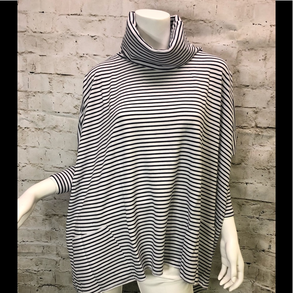 Jofit Jo Poncho Midnight Stripe